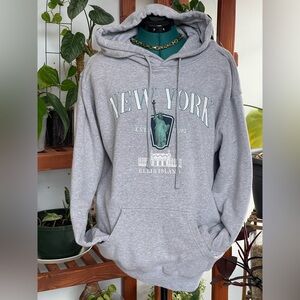 Gray New York Hoodie